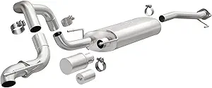 Sistema de escape MagnaFlow Performance 19546: Cat-Back, serie Overland, para Toyota 4Runner 4.0L 2003-2024, estilo de salida trasera lateral del pasajero